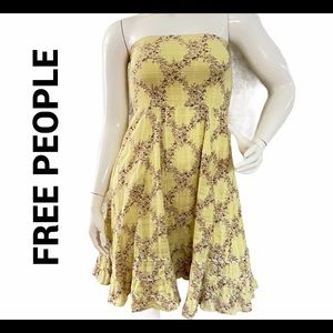 Free people dress floral size 2
